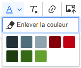 Couleur du texte